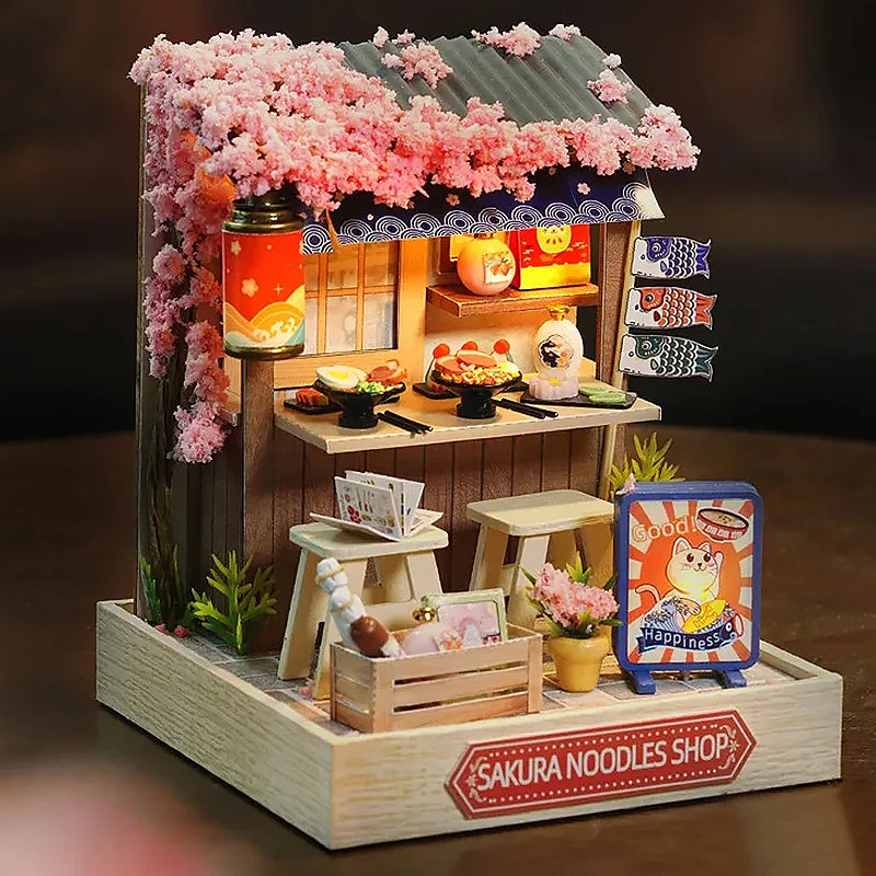 3D Mini Building Wooden Puzzle Model