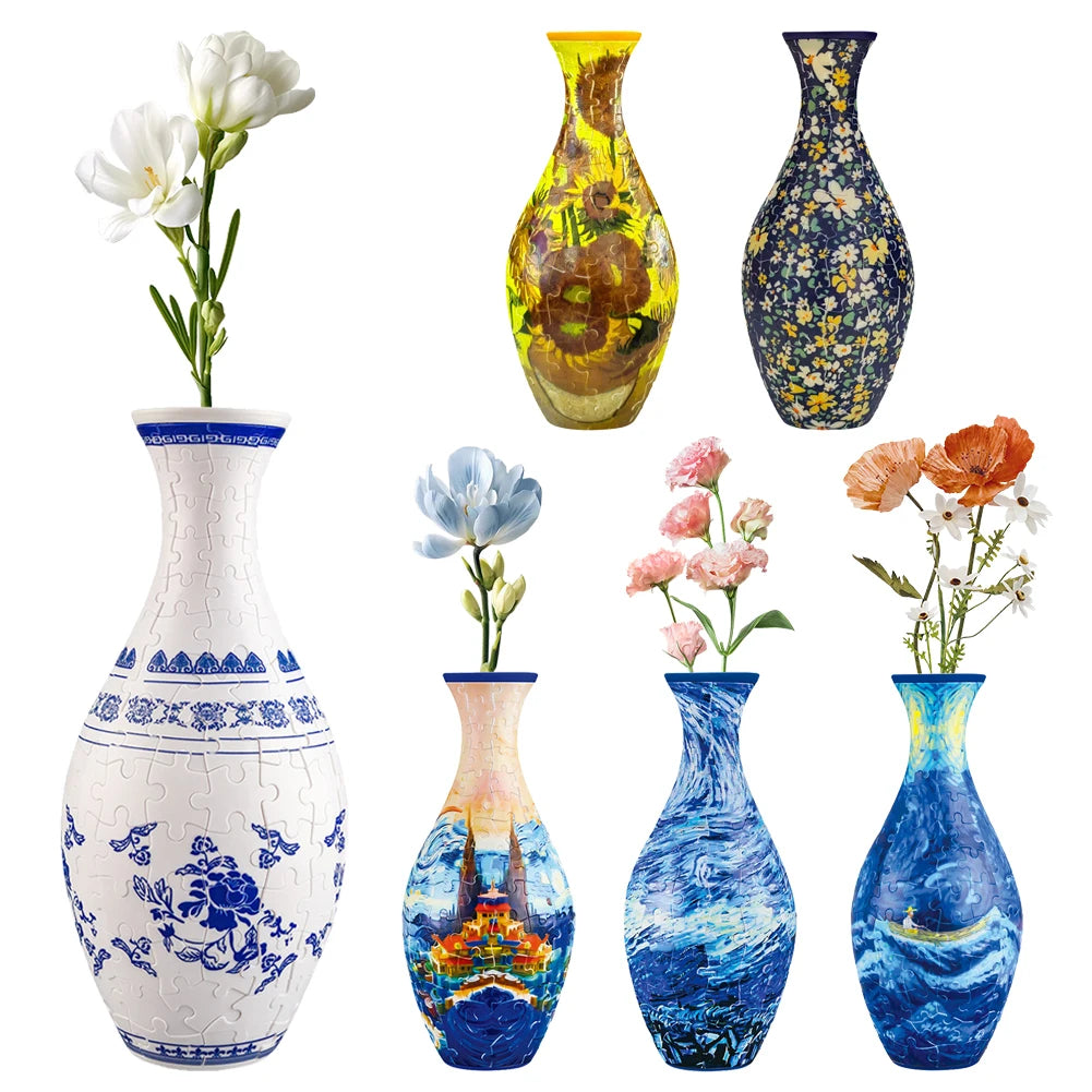 3D Puzzle Vase Jigsaw Puzzle