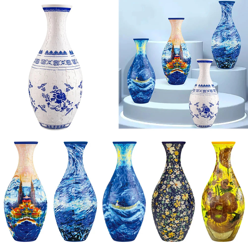 3D Puzzle Vase Jigsaw Puzzle