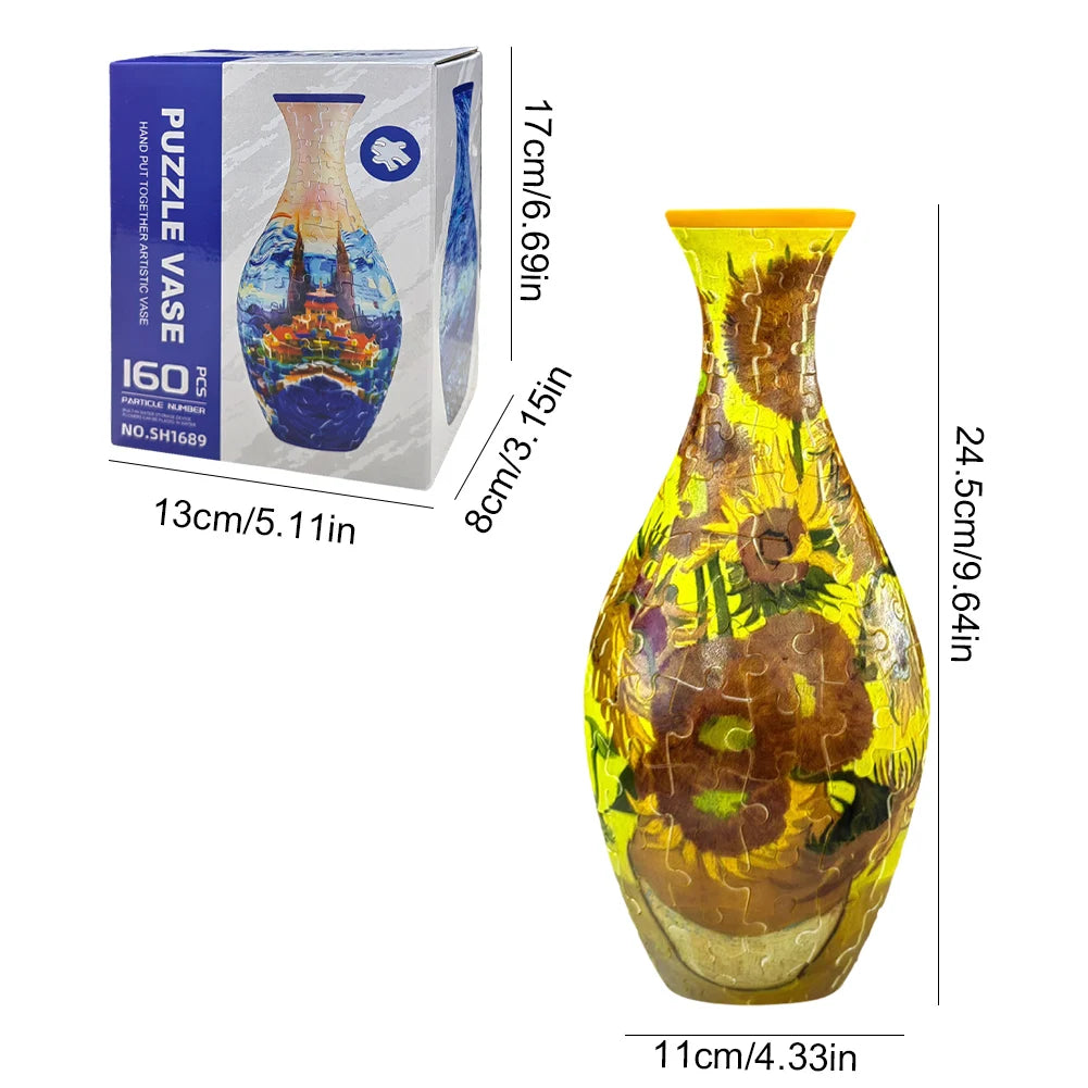 3D Puzzle Vase Jigsaw Puzzle
