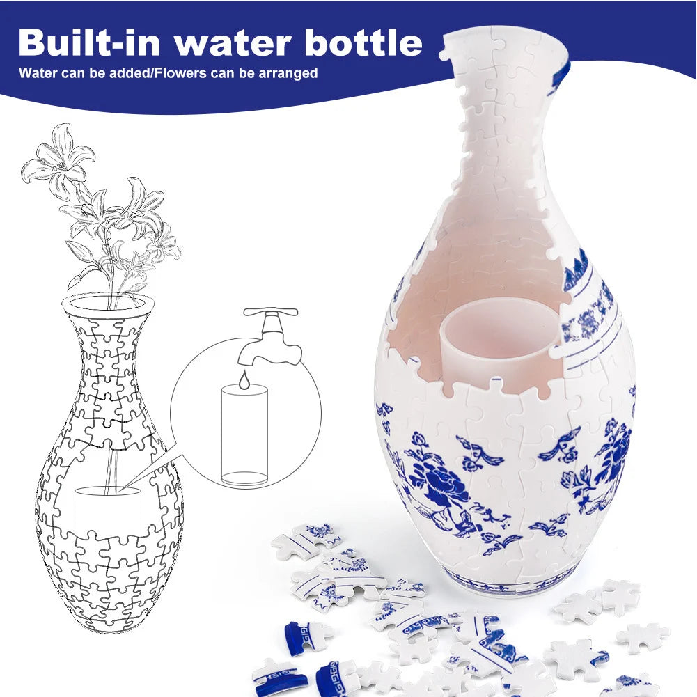 3D Puzzle Vase Jigsaw Puzzle